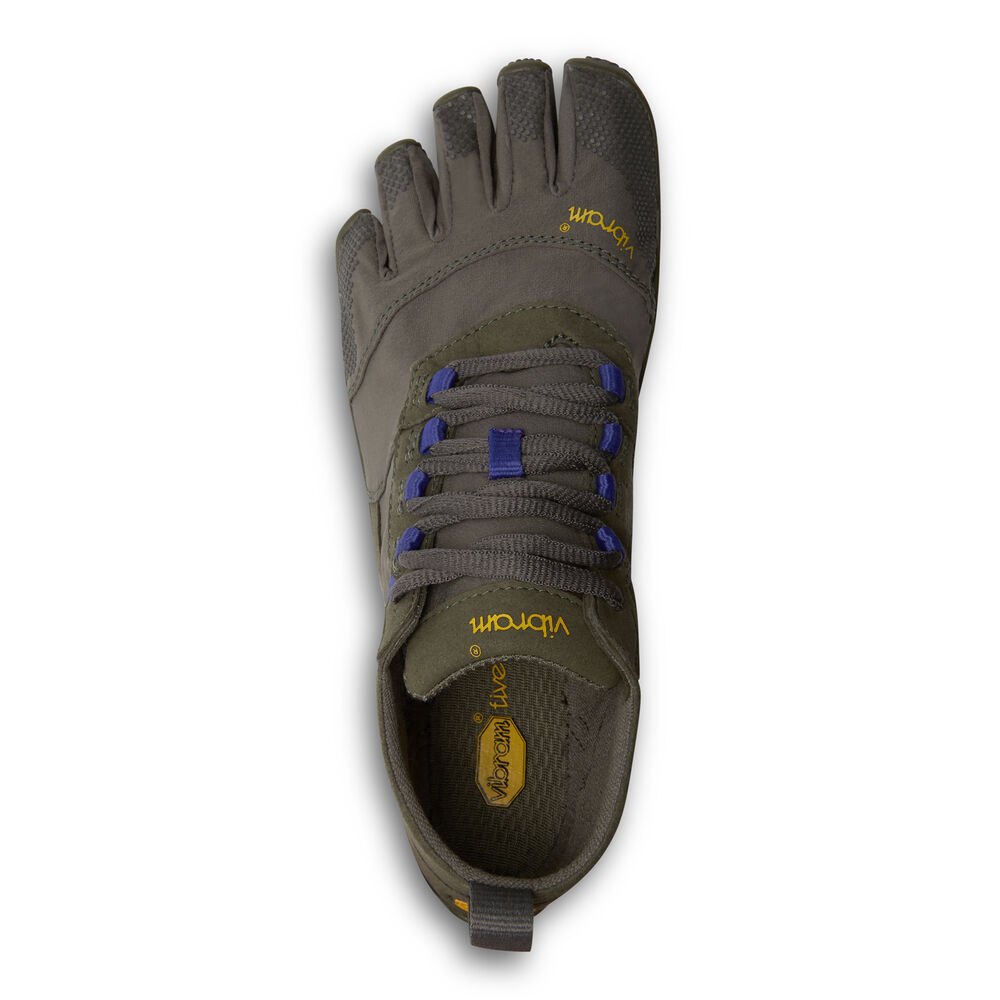 Vibram FiveFingers Dames V-Trek - Bergschoenen Olijfgroen/Paars - 291068NVO